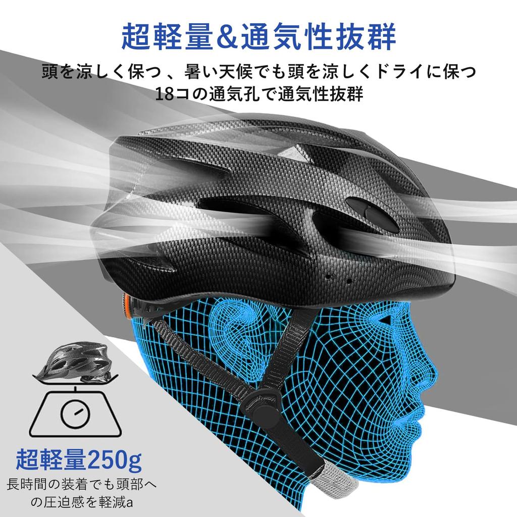 Genki Bicycle Helmet with SG Adjustable SG for Road with Sun for Men and Cycling Size L Mark, Unisex, Impact-Resistant, Lightweight, Size, Standard,