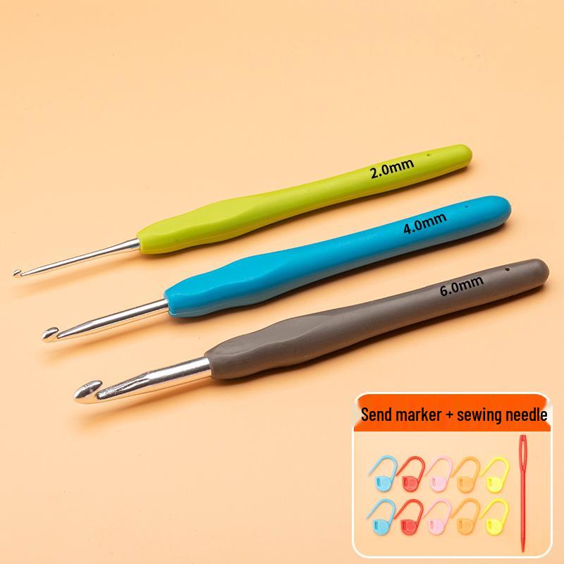 Handmade Crochet Tool Set: Yarn, Hooks & Knitting Doll