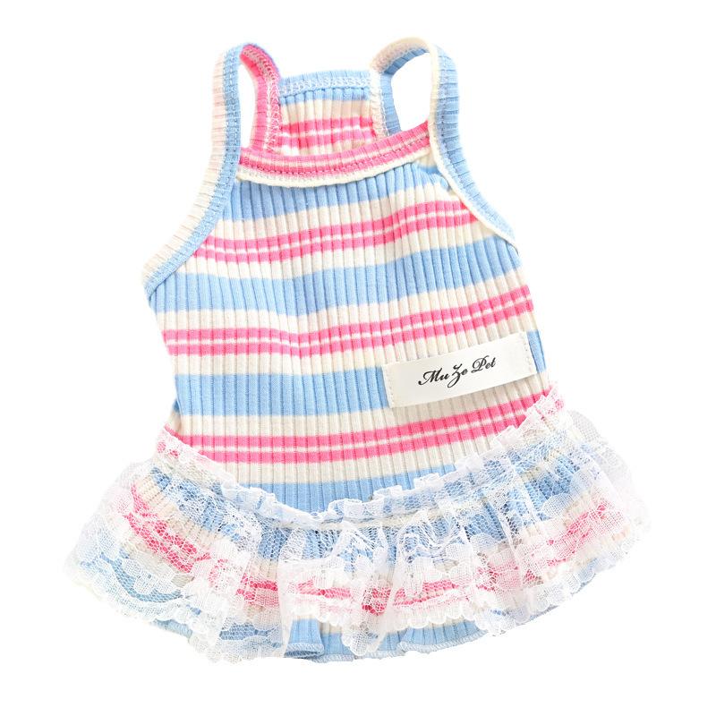 Pet Dog Cat Clothes Princess Skirt Small Dog Lace Skirt Pet Clothing Spring and Summer Thin