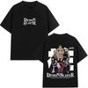 Anime Demon Slayer Hashira Mitglieder Grafik T-Shirt Herren Damen Lässige Oversized T-Shirts Herren 100% Baumwolle Kurzarm T-Shirts