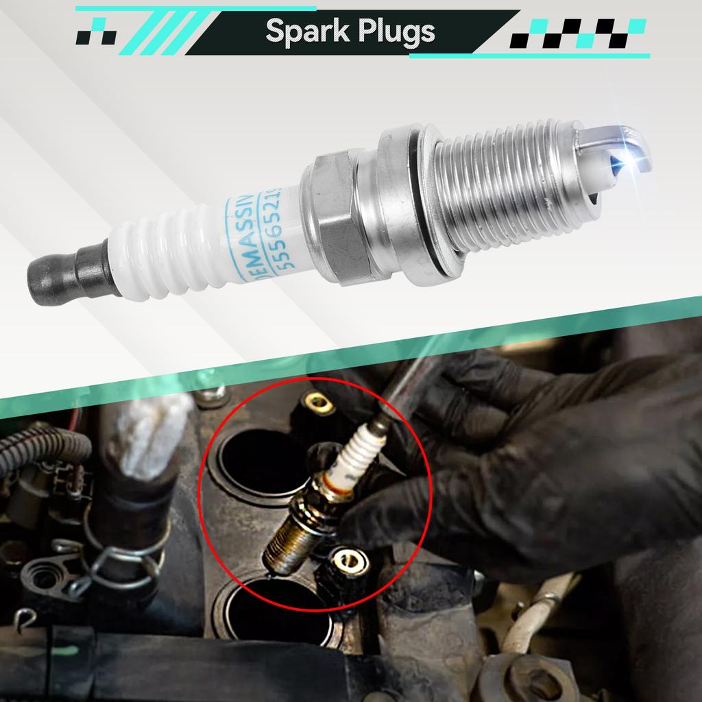 4X Iridium Spark Plugs For Chevrolet Aveo Cruze Opel Astra H J Vauxhall  Astra Mk IV V VI  Combo Mk II Corsa Mk II III 55565219