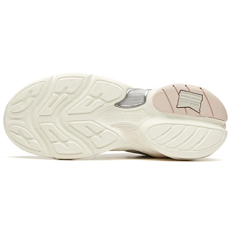 New ANTA Chunky Sneakers Women's Low top White/Gray 122018882-8