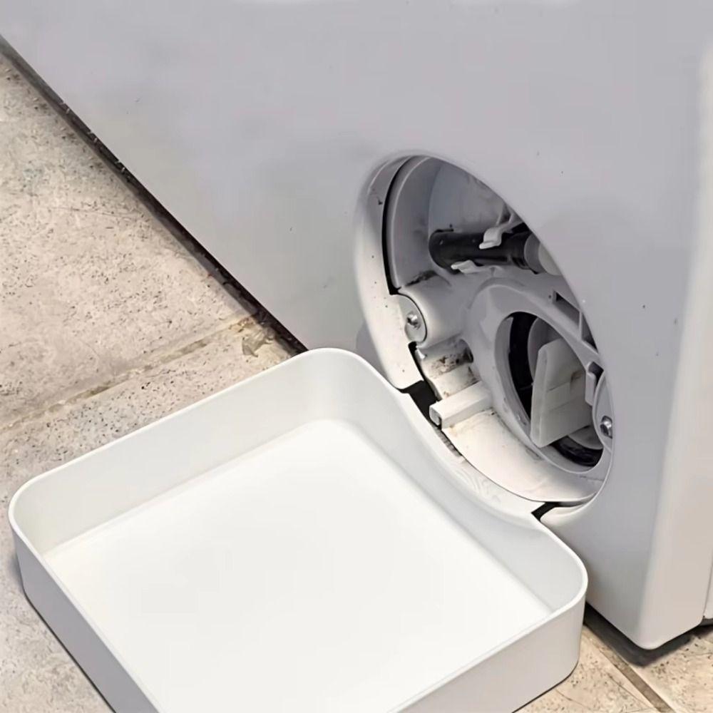 Wasserauffangwanne Waschmaschine Ablaufwanne Frontfilter-Schubladenfach Zum Reinigen