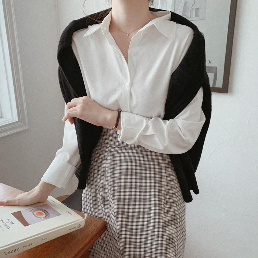 Comfortable and Versatile Shirt Women Versatile White Loaded Chiffon Shirt Women Design Sense Niche Tops Women Temperament Elegant Fashion Top