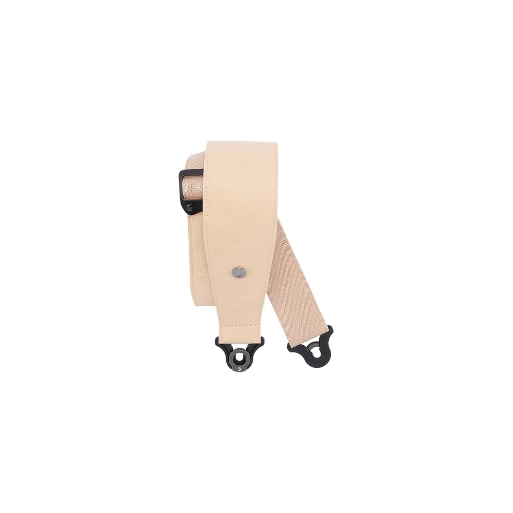 [D Addario] Comfort Leather Auto Lock Guitar Strap with Strap Lock System, Tan, 30BAL01 [Domestic Genuine Product]