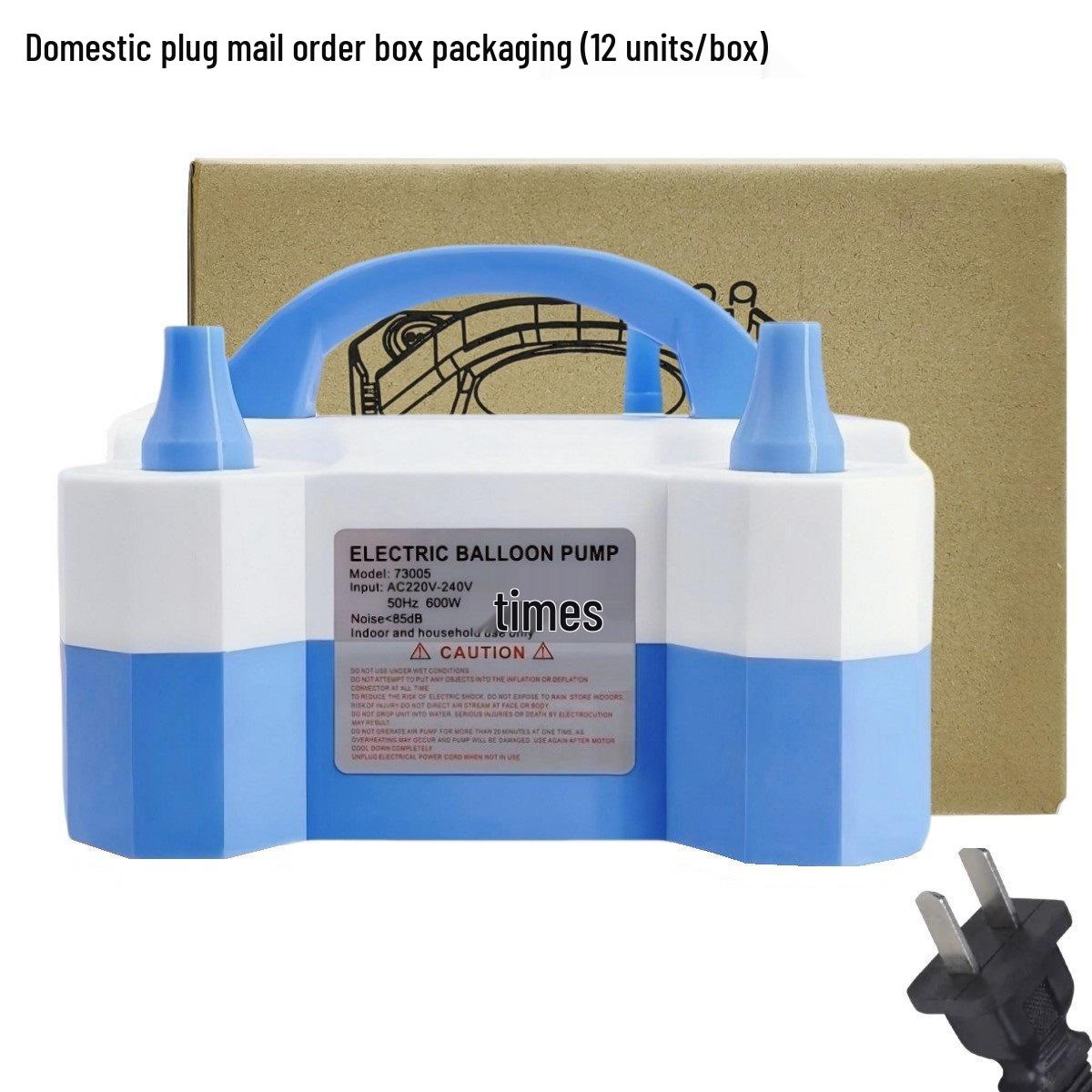 

Автоматический электрический насос для надувания воздушных шаров с двумя отверстиями для свадеб и вечеринок