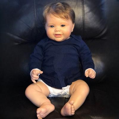 24'' 60CM Reborn Baby Dolls Kodi Cosplay Girl or Boy Soft Cloth Body PP Cotton Stuffed Rebirth Doll Chubby Cute Smile Baby Doll Toys for Children Gift