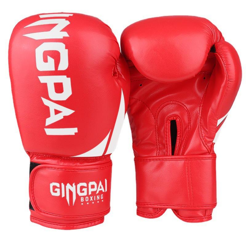 Professional Boxing Gloves Muay Thai Kickboxing Training Punching Bag Kids Adults PU Leather 6oz 8oz 10oz 12oz