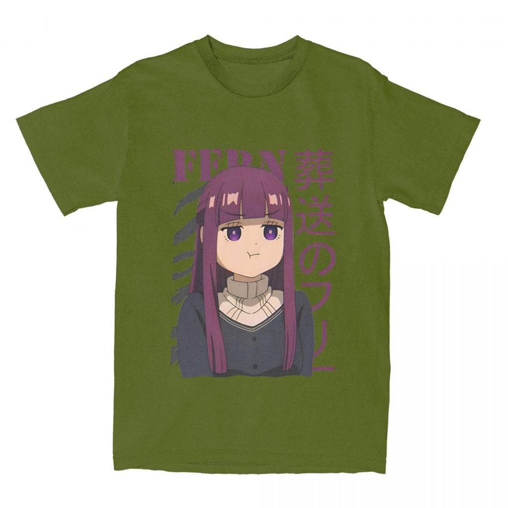 Pánske Dámske Tričko Frieren At The Funeral Anime Tričká Trendy Cool Postavy Fern Letné Tričko Úžasné Bavlnené Oblečenie