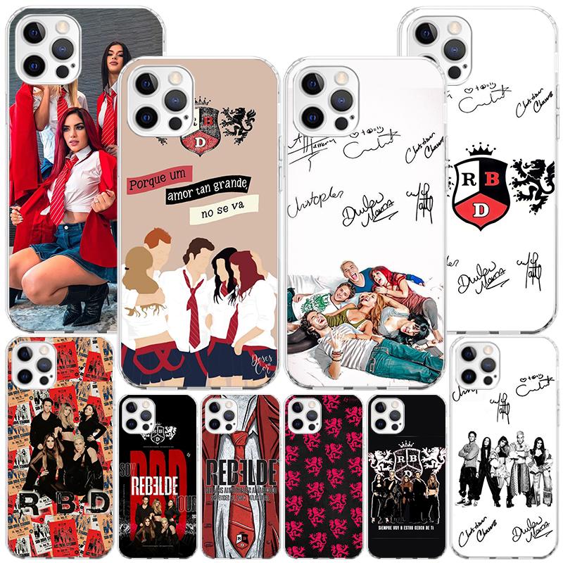 F-Fashion RBD R-Rebelde Phnoe Case for Iphone 17 Air 16 16E 11 12 13 Mini 14 Plus 15 Pro Max 7 8 + SE 2020 Phone Cover Coque