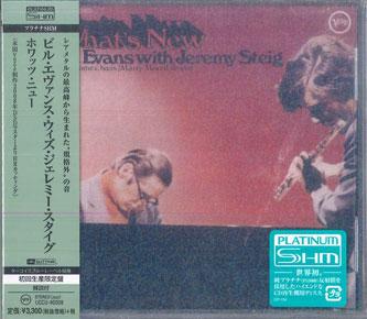 

CD BILL EVANS, JEREMY STEIG - What s New (Limited Edition)(Platin UCCU40008 UNIVERSAL MUSIC 2014 Japan Obi Jazz