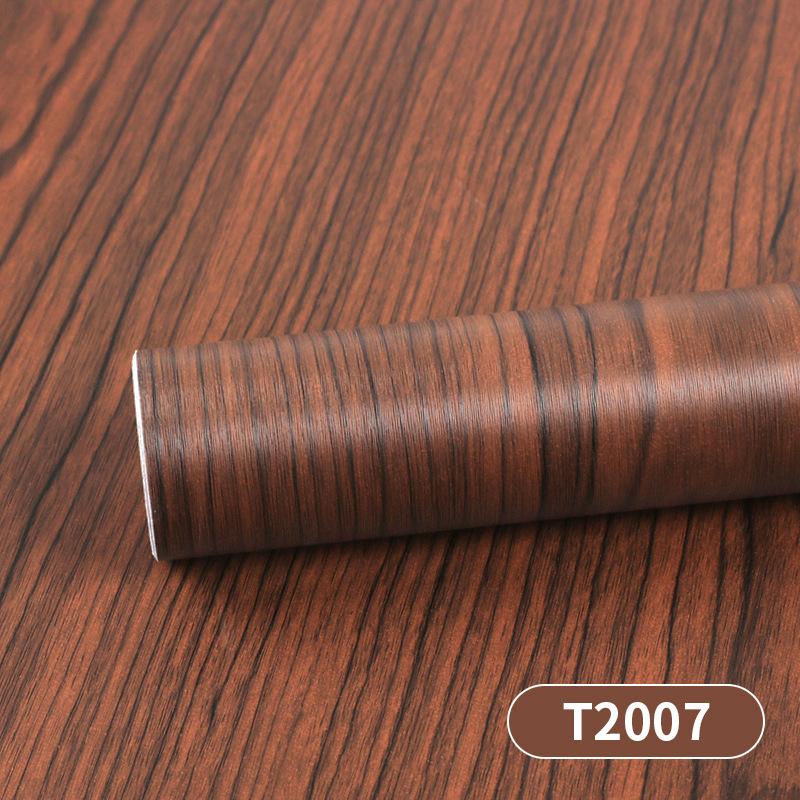 40cm*3m Self-Adhesive Wood Grain Wallpaper Peel and Stick Removable Waterproof Wall Sticker for Cabinet Table Desk Renovation Background Decor