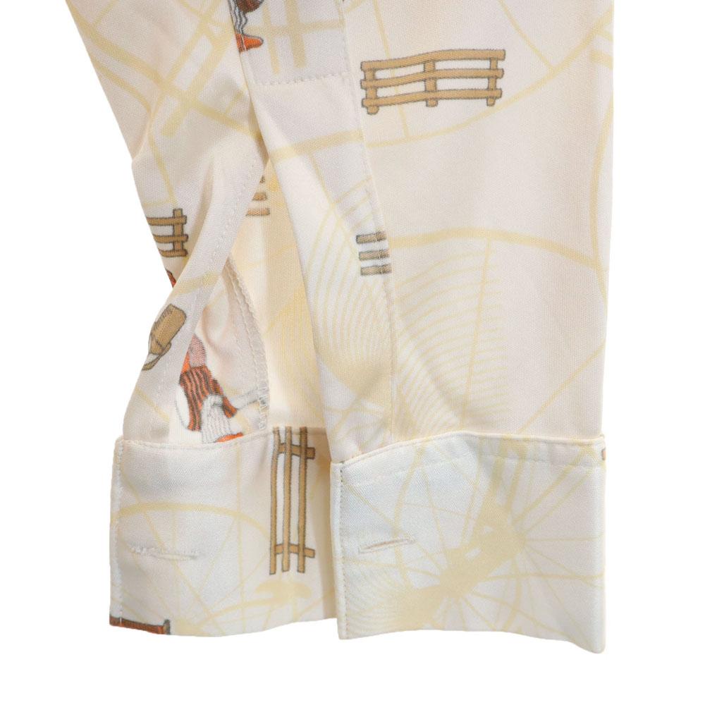 PFERDEKOPF 70er Vintage Overallgriff Langarmhemd XL Gelb Herren Gebraucht