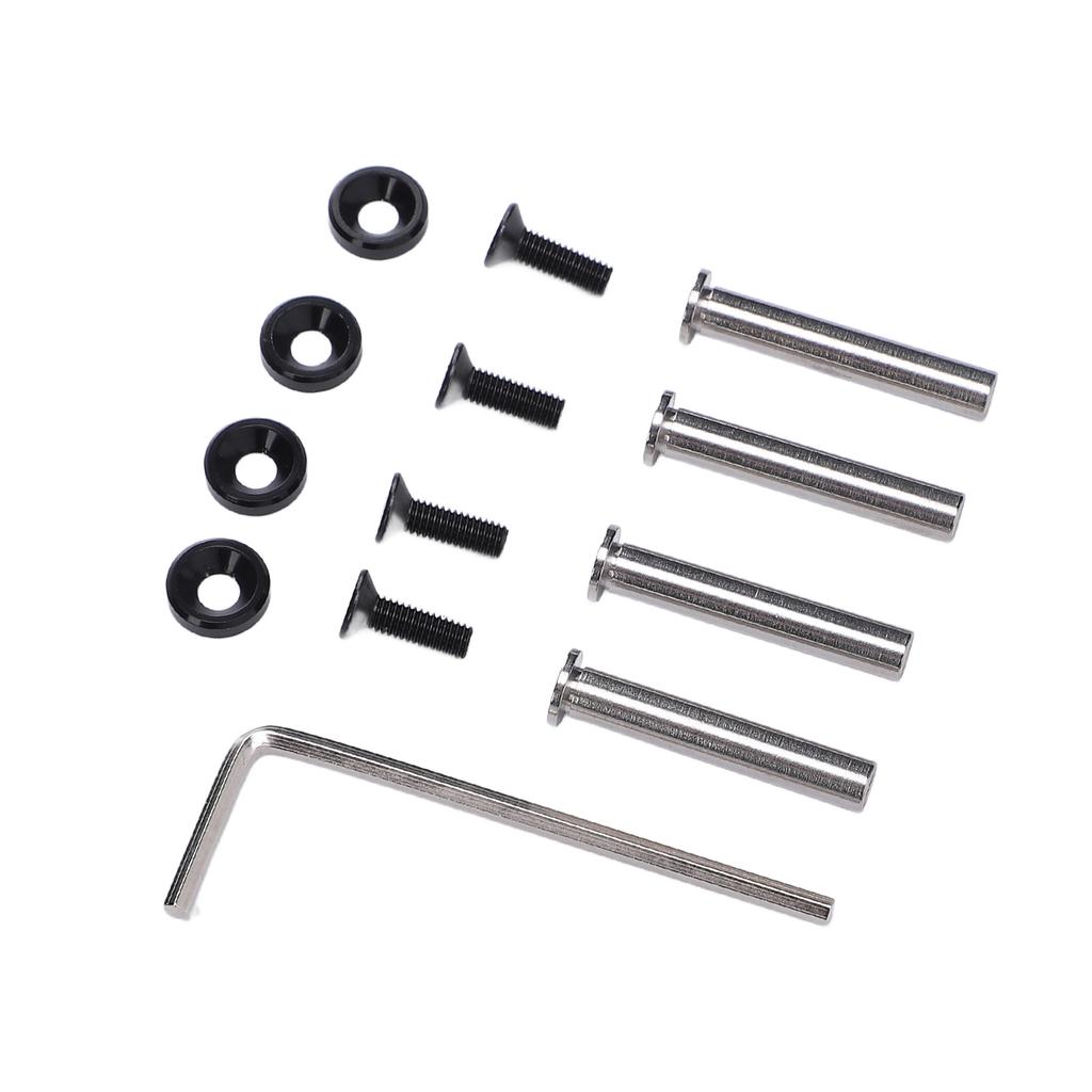 Computer Case Fan Screws Color Anodizing CPU Fan Screws Stainless Steel PC Cooling Fan Mount Screws Kit with Washers