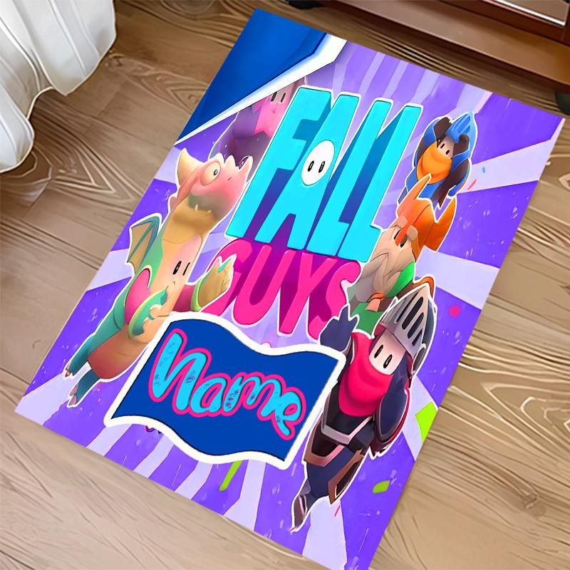 Custom personalization Stumble Guys Print Area Rug - Soft, Washable Non-Slip Indoor Mat,Living Room,Home&Office Decorative Rug