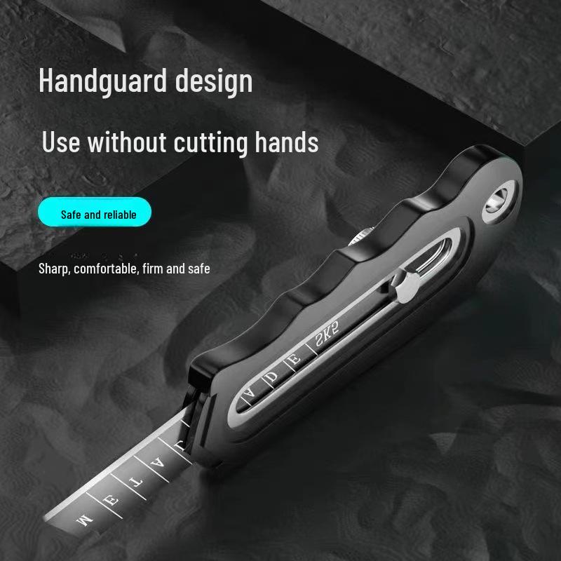 Hochleistungs-Edelstahl-Universalmesser mit Gummiüberzug - Industriequalität Tapeten- und Papierschneider