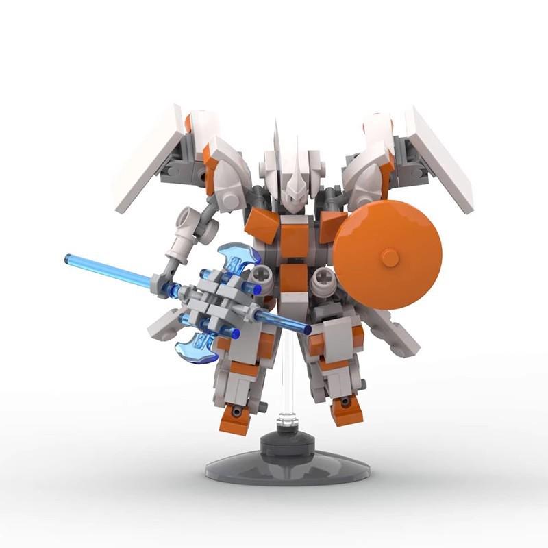 

M Building Block Is Compatible With Lego, Small Ornaments, Small Mecha Gold V2 Gold Squad Set Creative Build Block