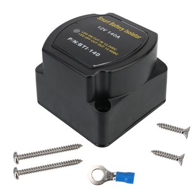 12V 140A Voltage Sensitive Split Charge Car Smart Battery Isolator Relay VSR for Camper Charge 2 Battery Bank Car Accessories