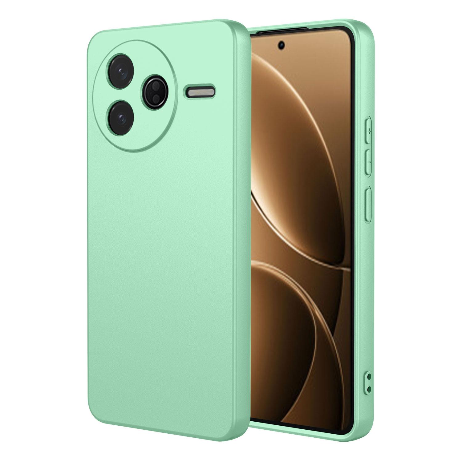 

For Xiaomi Redmi K80 5G/Poco F7 Pro 5G Case Soft TPU Shockproof Protective Phone Cover Matcha Green