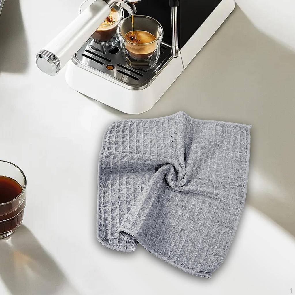 Microfiber Cleaning Cloth Car Wash Washable Soft Washing Dishes Square Dish Towel