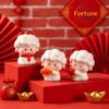 1/6 Pcs Year Of The Sheep Resin Ornament Spring Festival Mascot Miniature Chinese New Year 2027 Statue Home Party Desktop Orname