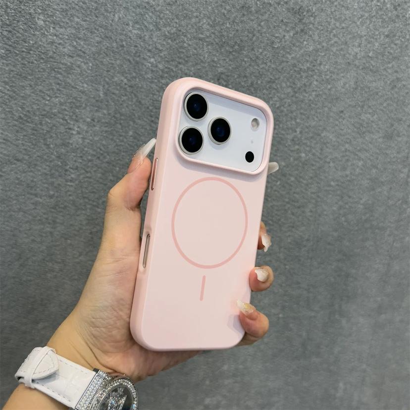 for  Matte Liquid Silicone Case for For Iphone 17 16 1 Pro Max 17 Air 14 13 12 Magnetic Candy Color Soft Ultra Slim Cover
