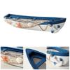 Modellino di Barca in Legno Oceanica Fatto a Mano Stile Spiaggia Rustica Statuetta Canoa Ornamento da Tavolo a Tema Nautico per Soggiorno Camera da Letto