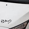 16.4*6.6CM Funny Soccer Vinyl Car Styling Sticker Creative Motorcycle Emblem Decoration For Geely Emgrand Chery BYD F0 F3 WEY H6