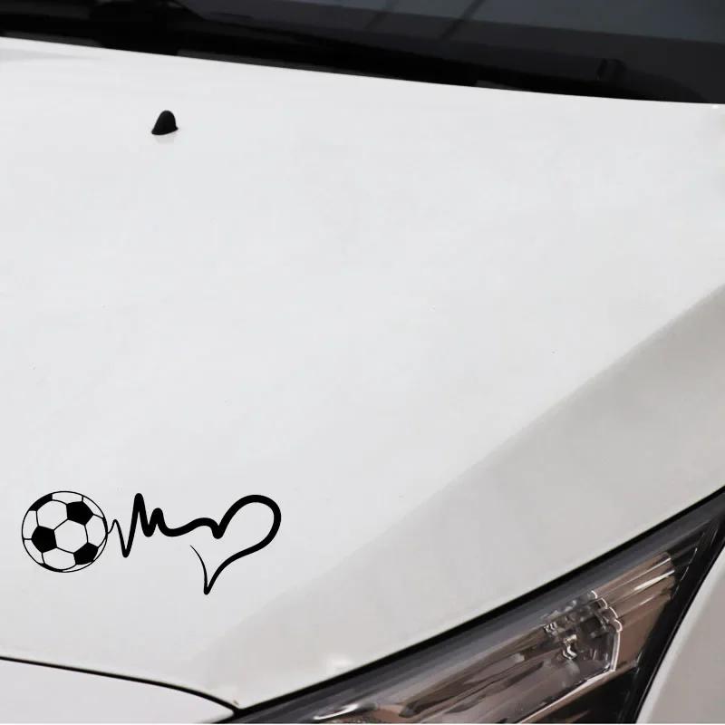 16.4*6.6CM Funny Soccer Vinyl Car Styling Sticker Creative Motorcycle Emblem Decoration For Geely Emgrand Chery BYD F0 F3 WEY H6