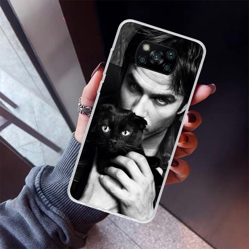 The Vampire Diaries Salvatore Phone Case for Xiaomi Poco F7 Ultra X7 X6 X5 Pro X4 Gt M8 M7 Redmi 15 15C 13 13C 12 12C Soft Cover