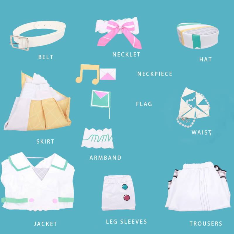 

2024 Mirai Волшебный Косплей Костюм Платье Наряд для Ролевых Игр Полиэстер Женский S