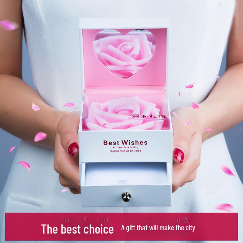 Yadu Jewelry Gift Set: Includes Earplugs, Silver Cloth, Greeting Card, and Engraving Collection