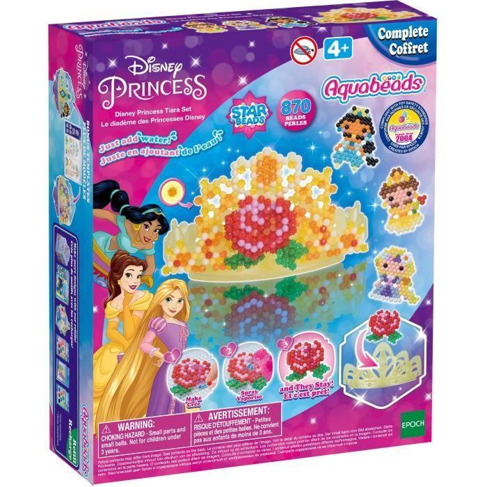 Jeu de perles à repasser - AQUABEADS - Diadème Princesses Disney