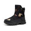 Outdoor Winter Schwarz Bequeme Schneestiefel Herren Camouflage-Print Winter Hilfe Aufgehäuft Verdickte Baumwollschuhe Rutschfeste Stiefel