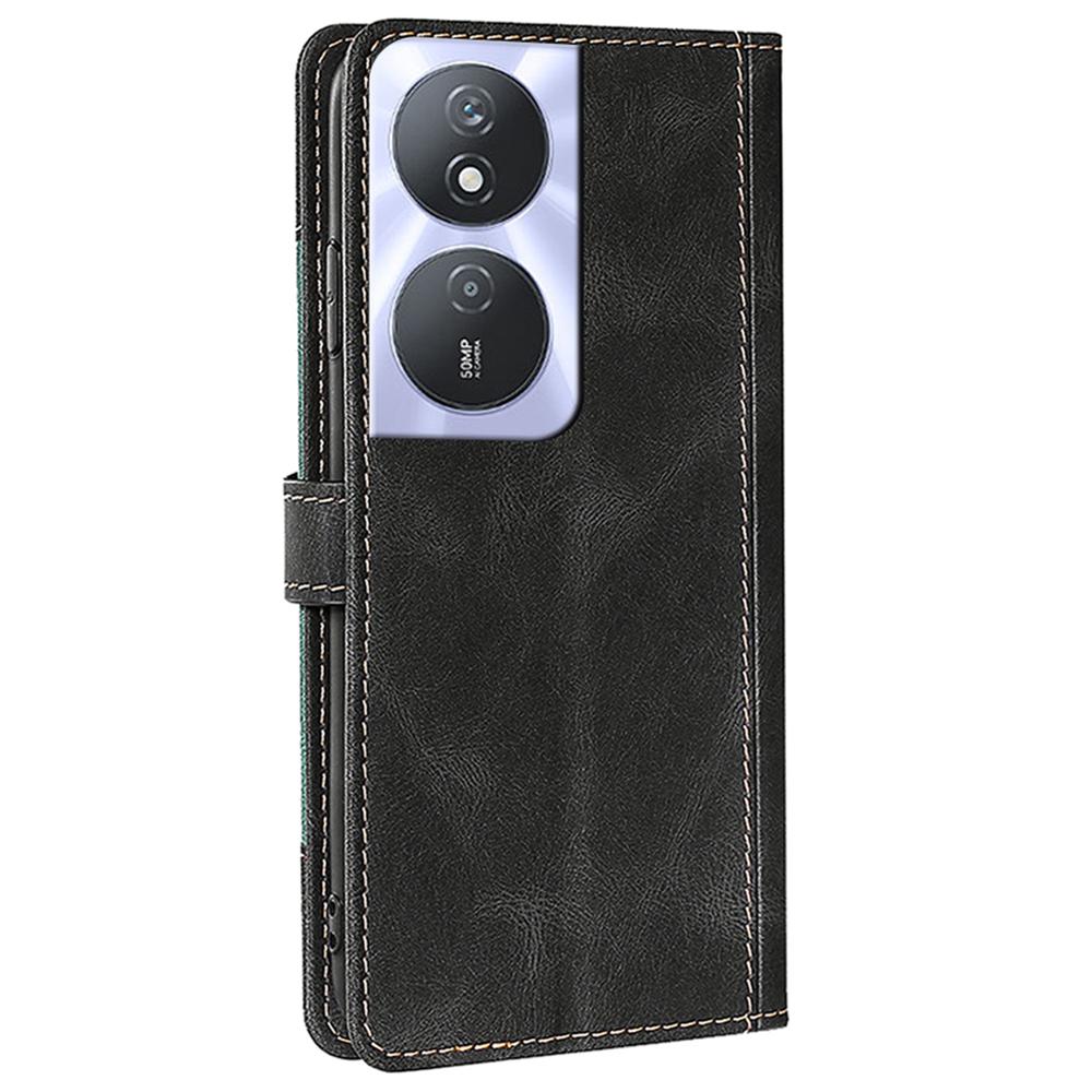 For Honor Play 50 Plus 5G/Play 8T 5G/X7b 4G/90 Smart Case Wallet Leather Cover Straw Hat Pattern