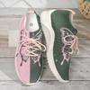 Butterfly Printed Breathable Sneakers for Women Lightweight Anti-Slip Woman's Sports Shoes  Fashion Lace-Up Tennis Shoes