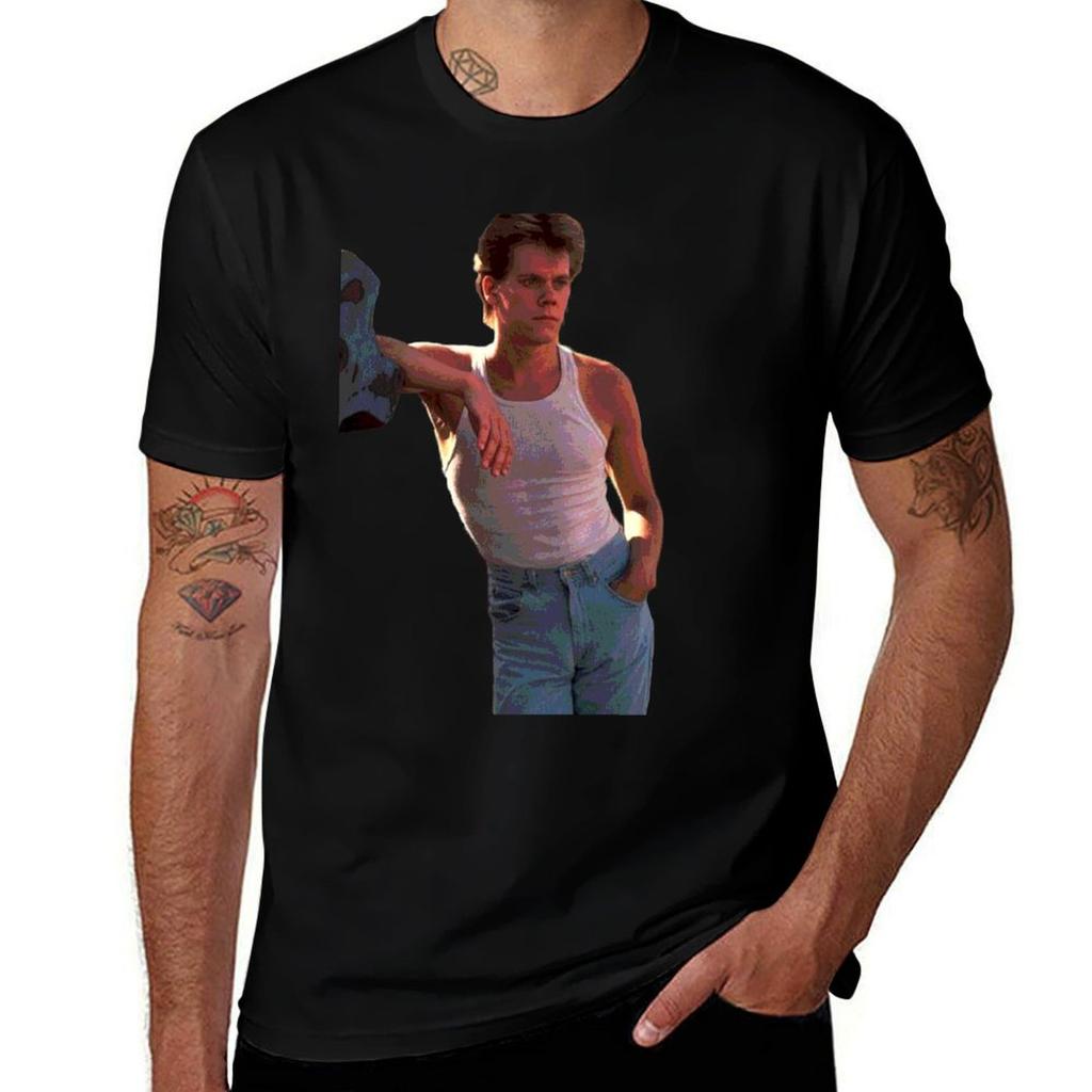 Footloose - Kevin Bacon T-Shirt Mechanic Work Tee Shirt