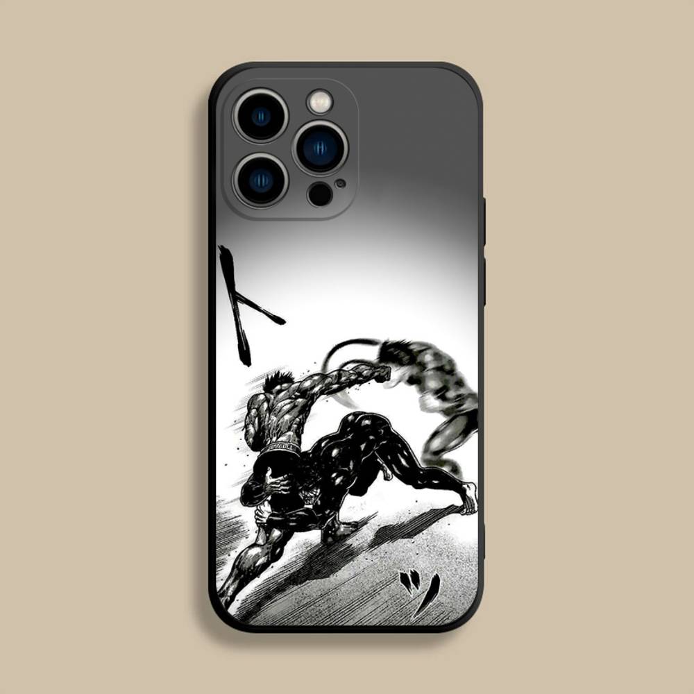 K-Kengan A-Ashura Phone Case For iPhone 17,16,15,14,13,12,Pro,Max,Plus,E,SE4,Air,Mini Black Soft Cover