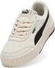 PUMA Women's Carina Mia SD Platform Sneakers Alpine Snow/Puma Black 24.5 cm