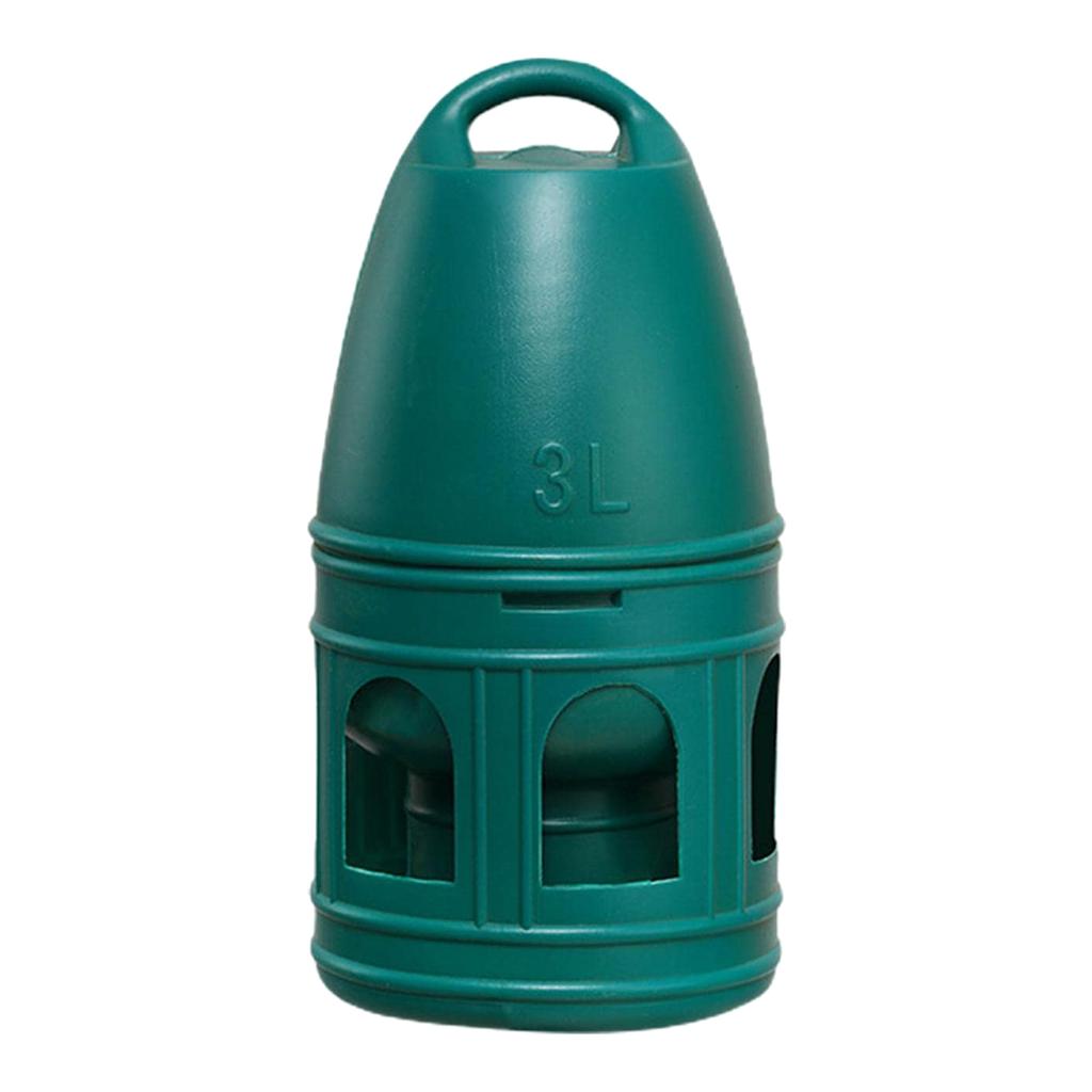 Large Capacity Bird Water Dispenser for Quail Parakeet Dove Pigeon with Hanging Handle and Easy Carry Design 3L/5L