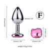 1pcs Cat Face Jewel Base Anal Plug 7 Size Butt Masturbation Tools Lovers Sex Massager Adult Sex Toys