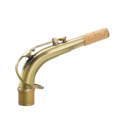 B65 Sax Bend Neck for Alto Saxophone Antique Brass Crafted Heat-insulating Material 24.5mm Nozzle