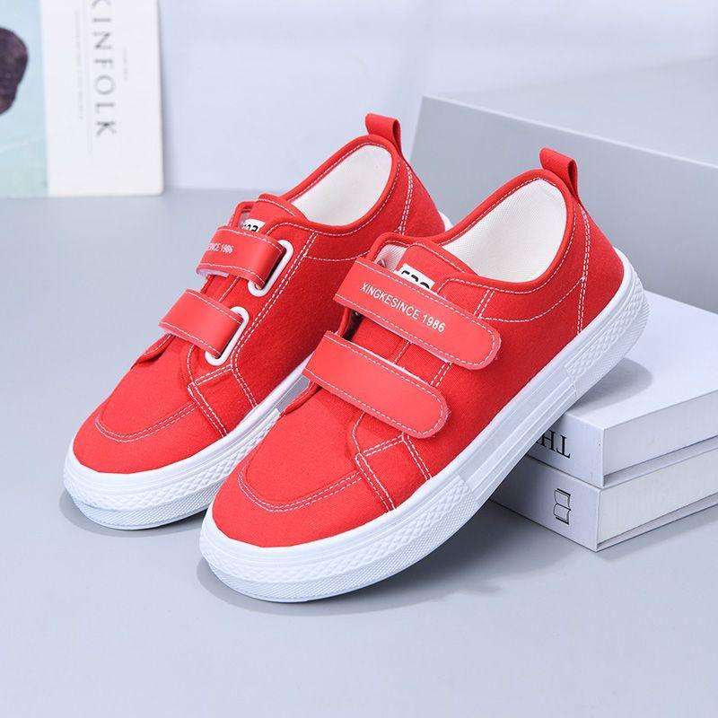 Summer New Breathable and Comfortable Fabric Shoes with Thick Soles Casual and Fashionable Black and White