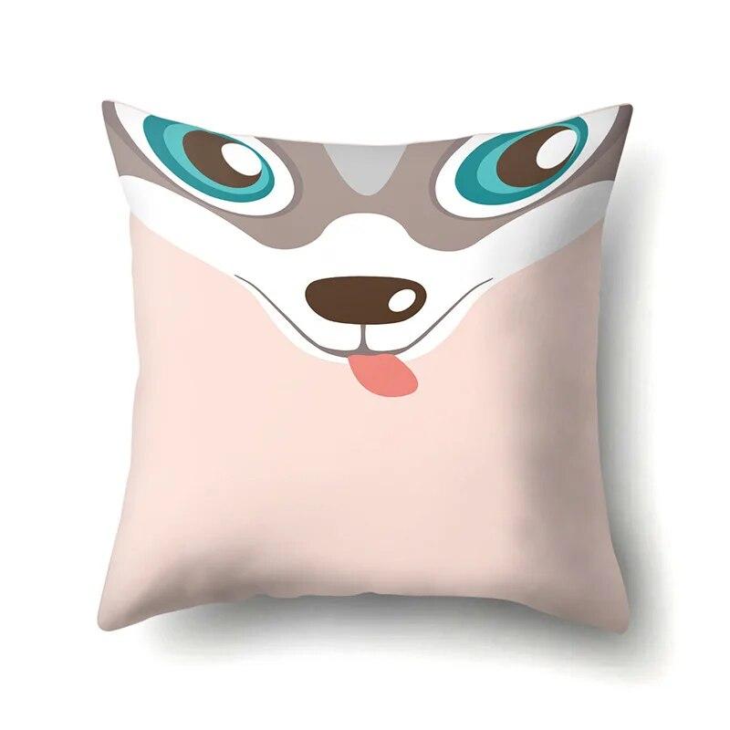 Hundemode Frischer Druck Kissenbezug Sofa