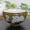 Waza No Kura Pair Rice Bowls - Stylish Japanese Tableware - Kutani Ware Couple's Rice Bowls - Sakura Design - High-Quality Ceramic Tableware - Made In