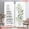2pcs 2D Flat Printing Curtains Galatians 5 22-23 Fruit of the Spirit Polyester Without Electricity Party Decorations Use for All