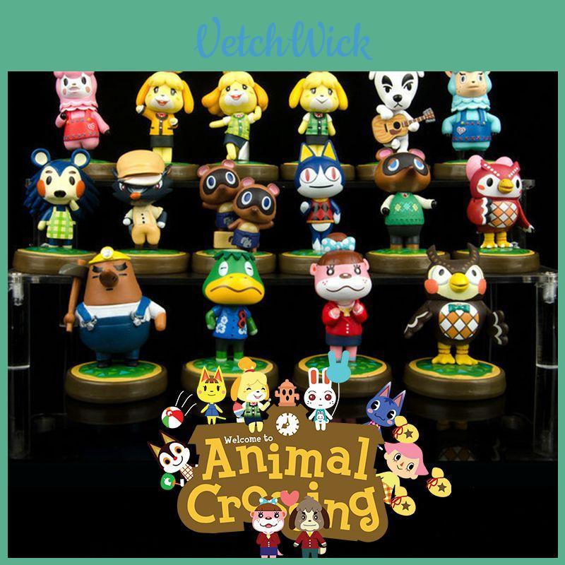 Adorable Animal Crossing Action Figure Toys Brightly Colored Pvc Dolls Kids Gift