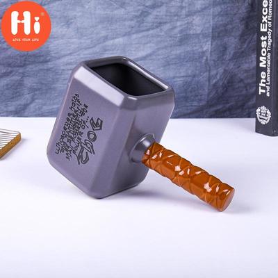 Hi Personalized Thor Hammer Ceramic Cup Kreativní trojrozměrný hrnek na modelování Hammer Šálek kávy