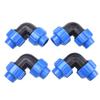 4pcs PVC PE Tube Elbow Connector 20/25/32mm Tee Elbow Reducing Quick Coupling Home Aquarium Water Supply Plumb Accessories
