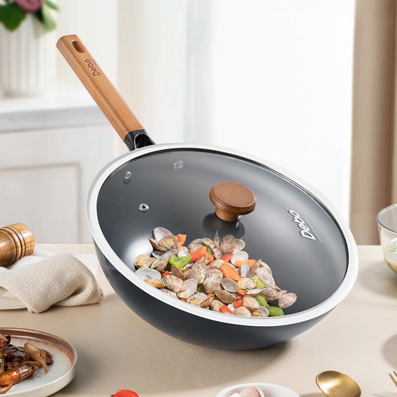 Debo KaFu 32cm Non-Coated Iron Wok